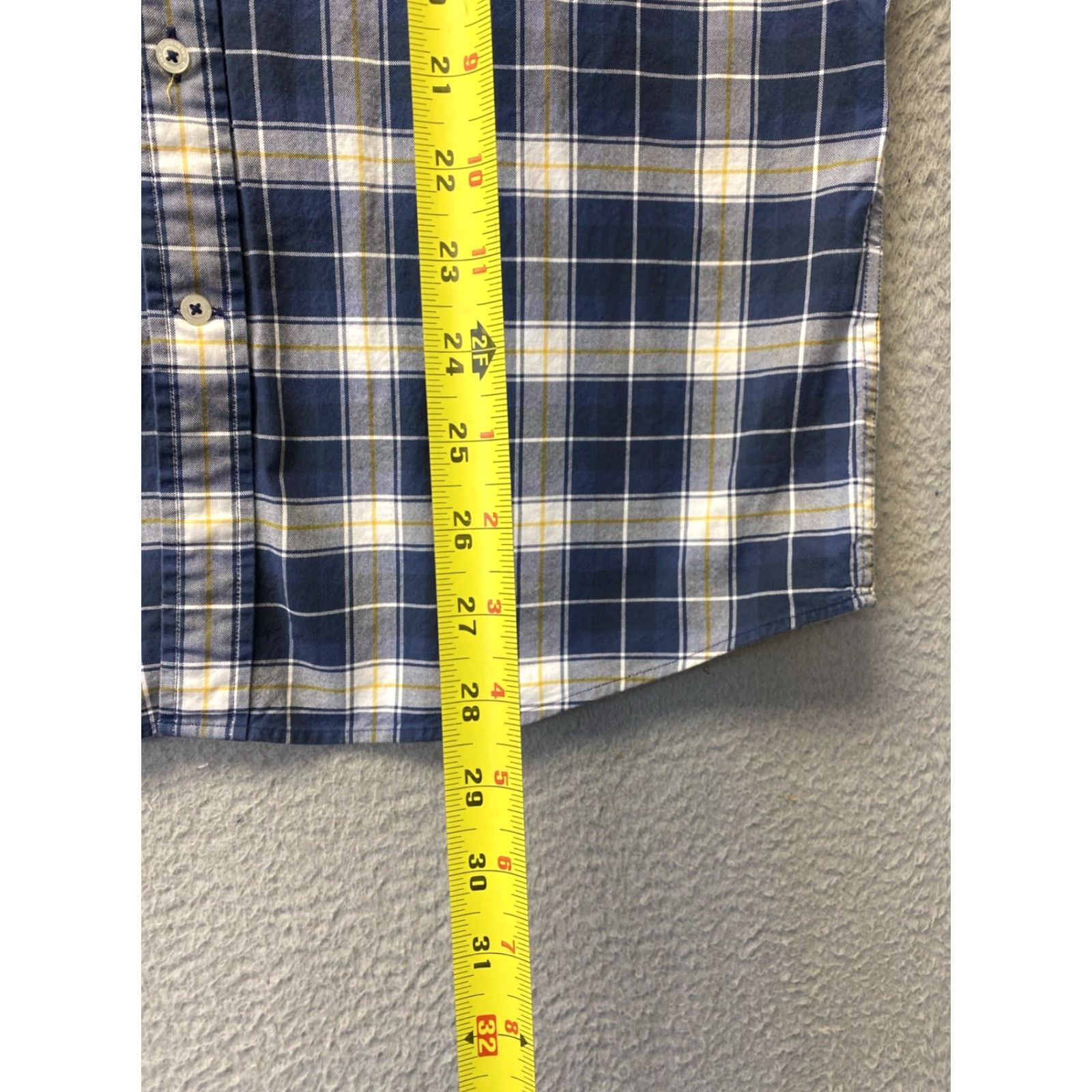 Southern Tide SOUTHERN TIDE Shirt Men M Navy Plaid Heather Stretch Long Sleeve Button-Up Size US M / EU 48-50 / 2 - 7 Thumbnail