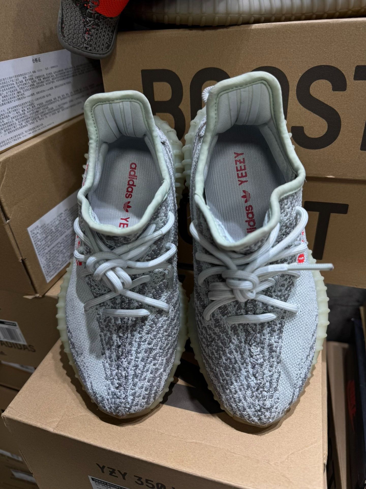 Yeezy Yeezy Blue Lowtop Sneakers 36 Men Size US 5 / EU 37 - 1 Thumbnail