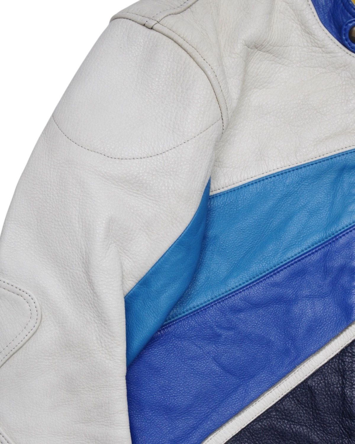 Vintage 1990S JAPANESE BRAND SPEEDBLOCK LEATHER BIKER JACKET Size S / US 4 / IT 40 - 4 Thumbnail