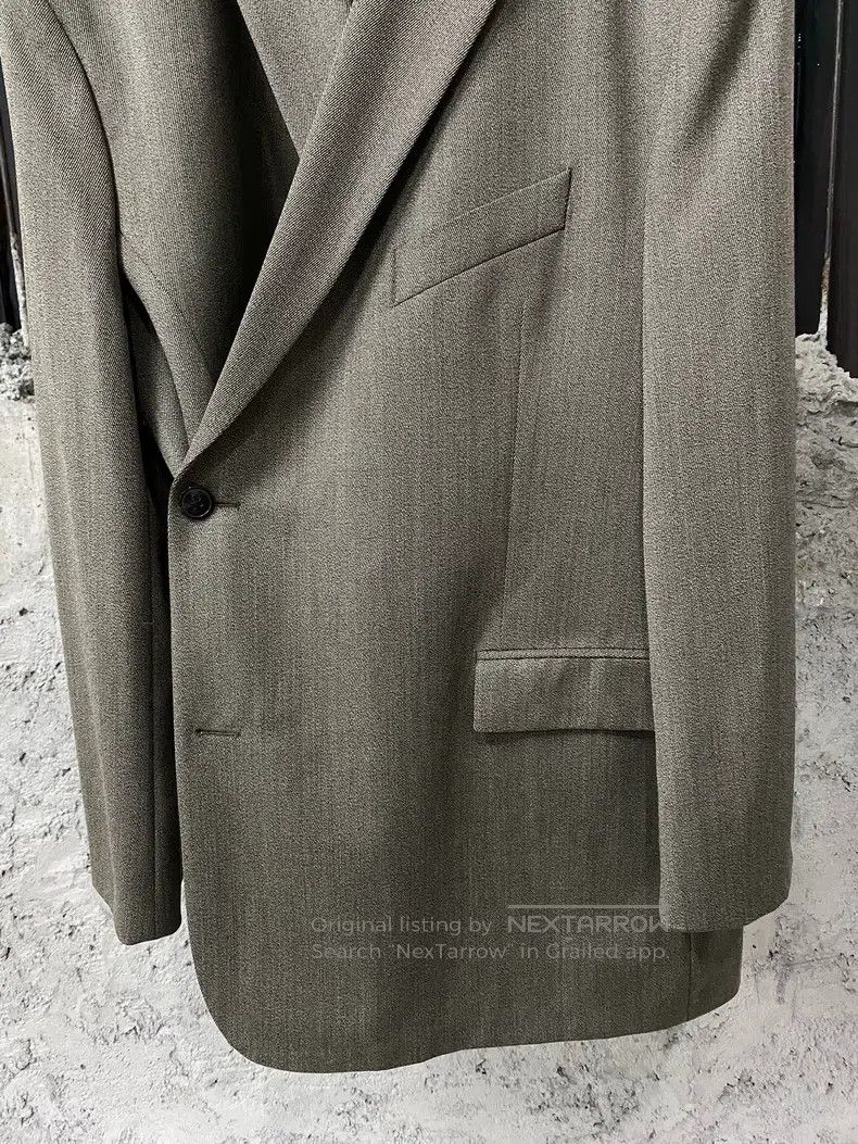 Martine Rose Martine Rose size s Slant Front Pleated Suit Jacket Size 36S - 4 Thumbnail