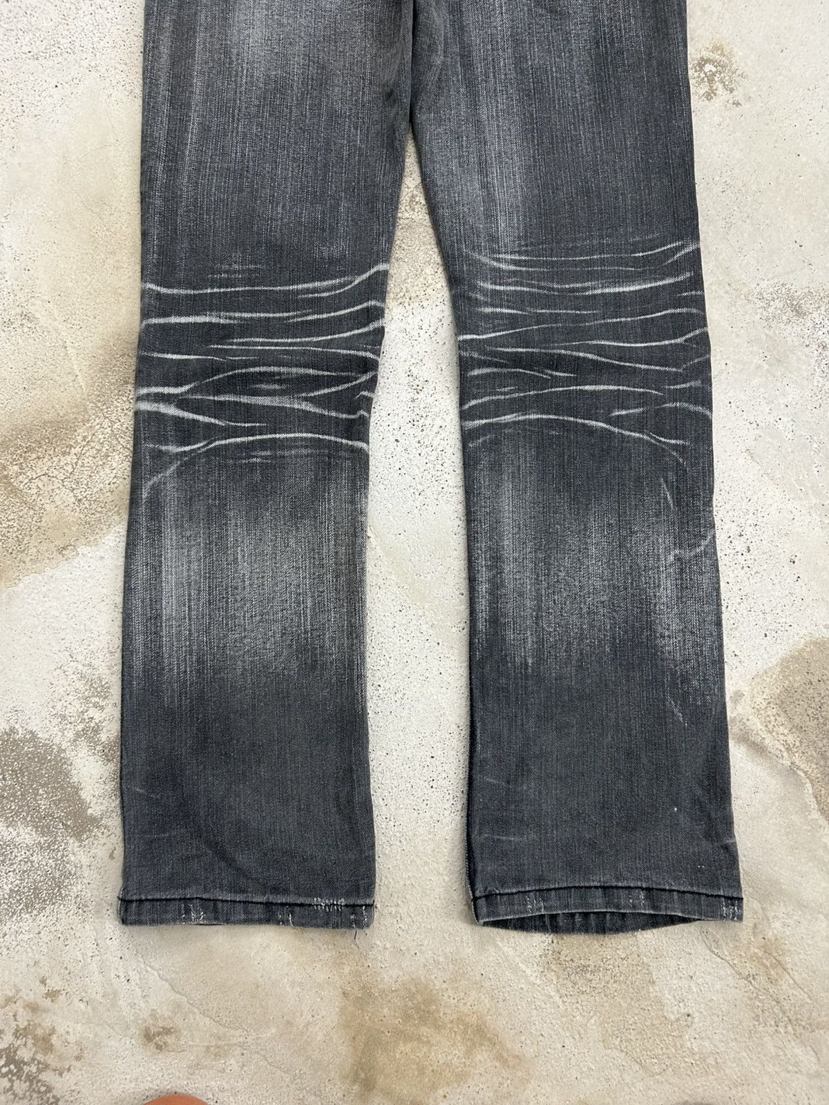 If Six Was Nine Clone Deugru Japan Grey Wash Punkers Pocket Zipper Size US 31 - 18 Thumbnail
