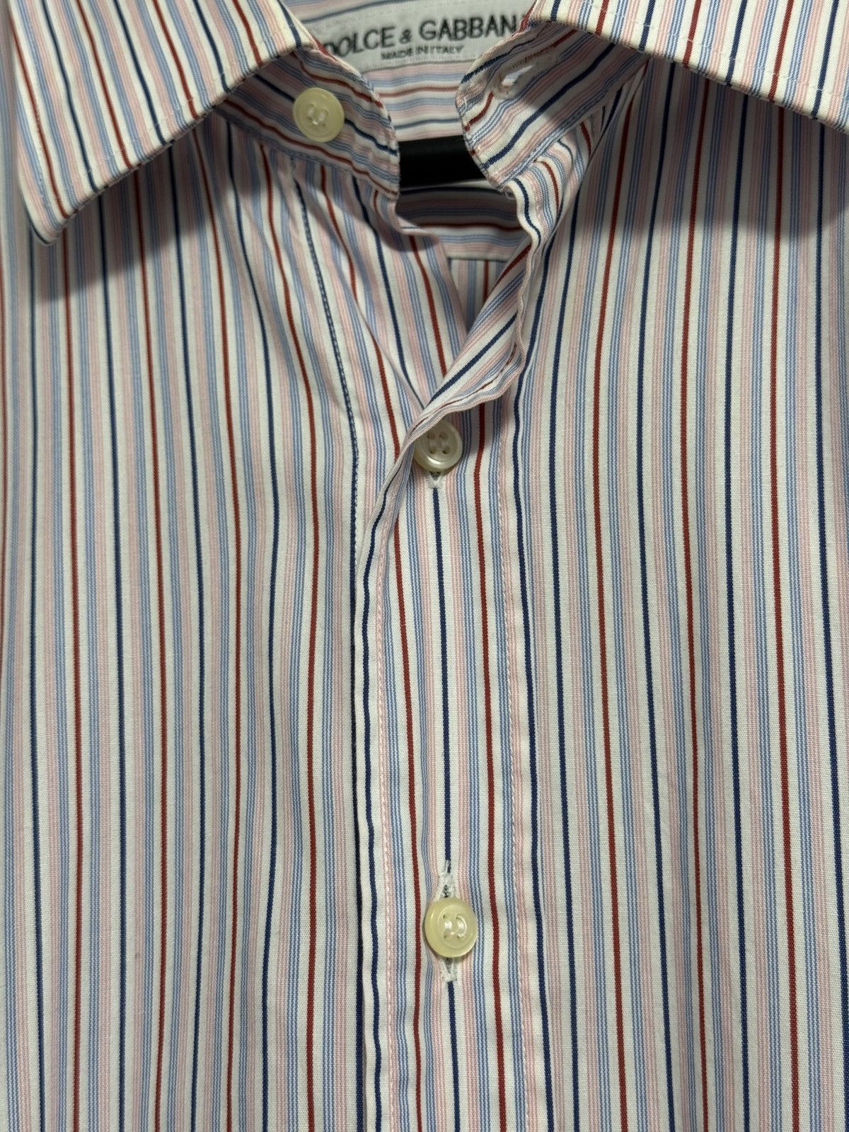 Dolce & Gabbana Dolce&Gabbana Button Up Shirt Luxury Size 16 1/2 42 Size US XL / EU 56 / 4 - 6 Thumbnail