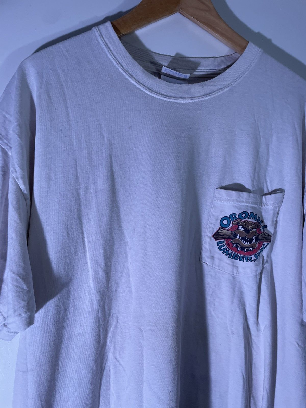 Vintage 90’s 2000’s Y2K VTG Vintage Oromill Lumber Bulldog T Shirt Size US XL / EU 56 / 4 - 8 Thumbnail