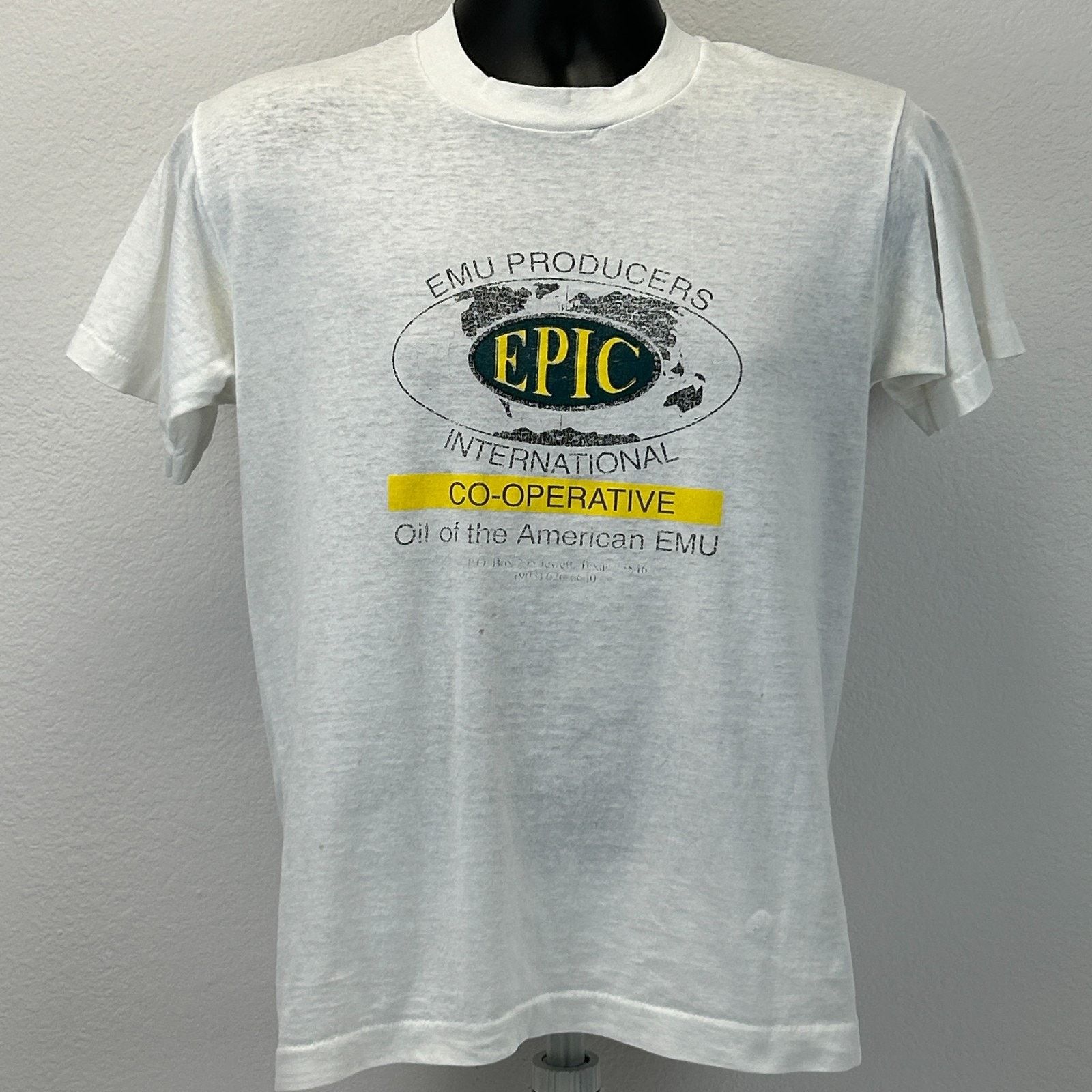 Fruit Of The Loom Vintage Emu Producers International Co-operative T Shirt M Size US M / EU 48-50 / 2 - 2 Thumbnail