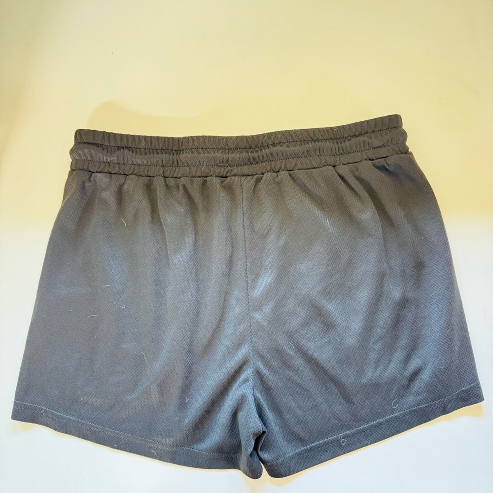 Nordstrom IMPACT Black Drawstring Mesh Workout Gym 3” Short Shorts M Size US 32 / EU 48 - 9 Thumbnail