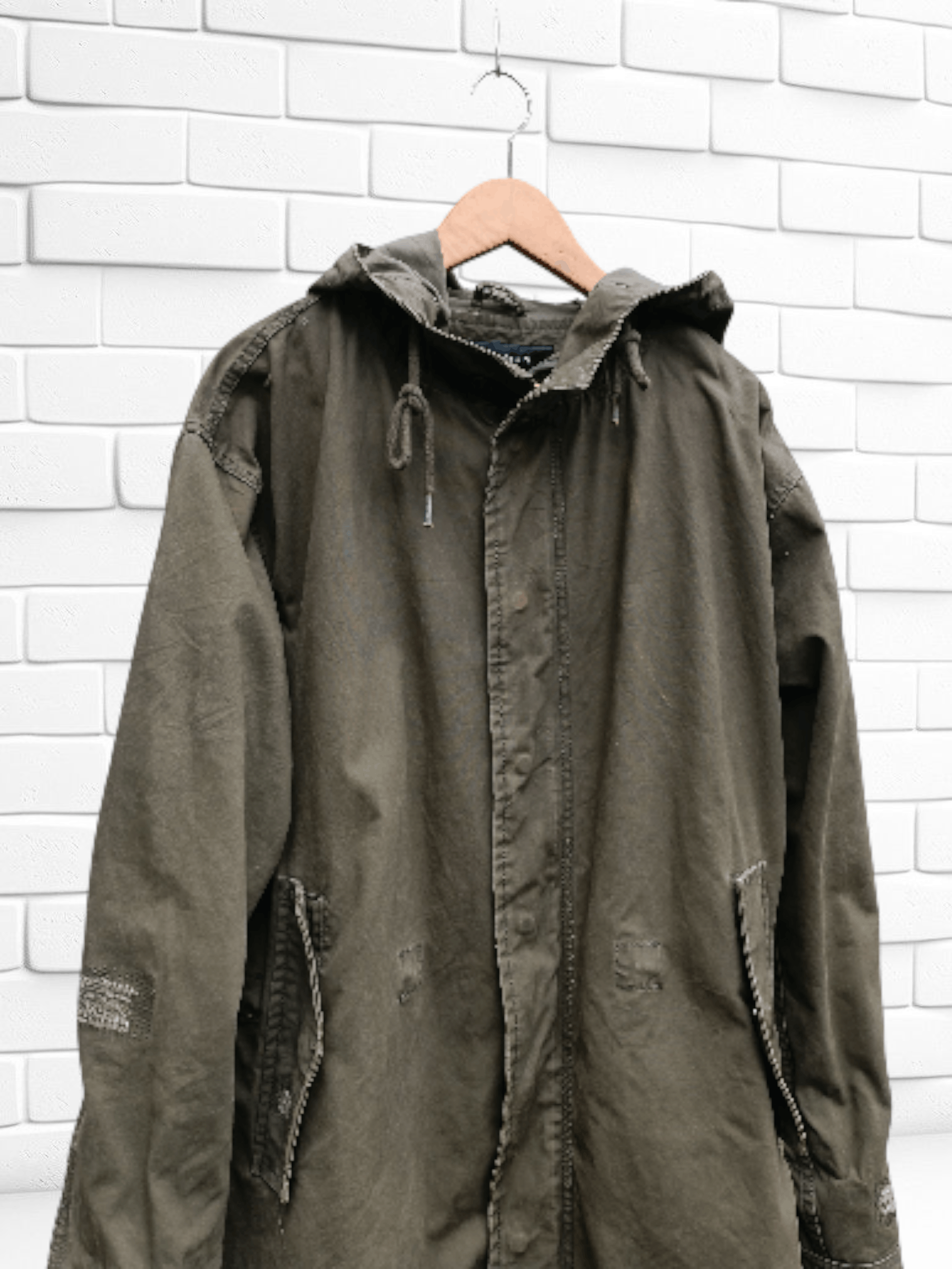 Zara Zara Distressed High Quality Parka Mod M51 Military Style Size US M / EU 48-50 / 2 - 3 Thumbnail