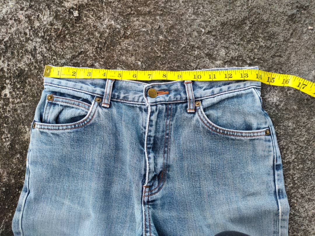 Jean × Vintage × Wrangler FLARE VINTAGE WRANGLER FADED JEANS DENIM PANTS Size US 28 / EU 44 - 9 Thumbnail