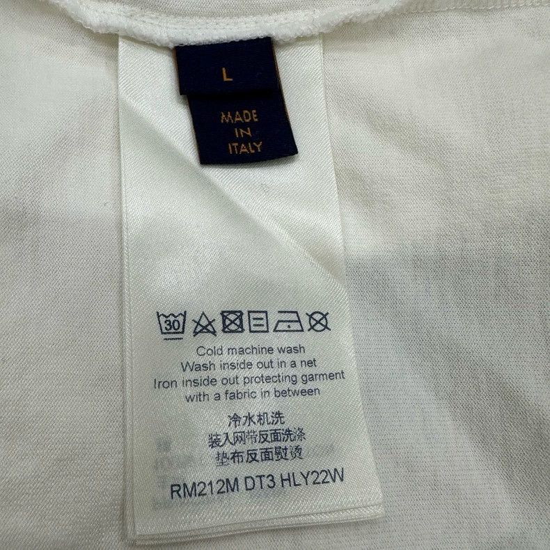 Louis Vuitton Louis Vuitton White Logo Casual Short Sleeve T-Shirt-2507 Size US L / EU 52-54 / 3 - 4 Thumbnail