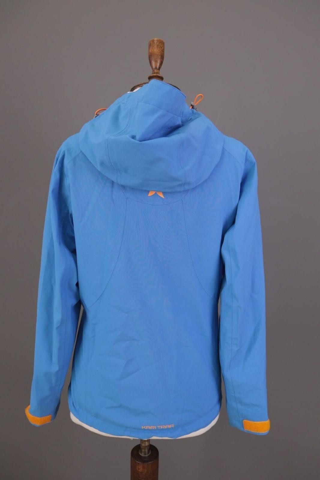 Designer Kari Traa Blue Full Zip Hooded Waterproof Jacket Size M Size M / US 6-8 / IT 42-44 - 12 Thumbnail