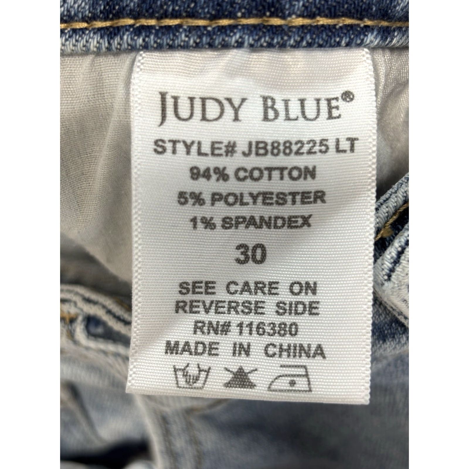 Denime Judy Blue Jeans Slim Fit 30 Women's Light Wash Blue Denim Skinny Stretch 5-Pocket City Preppy Vintage? No vintage. Size 30" / US 8 / IT 44 - 7 Thumbnail