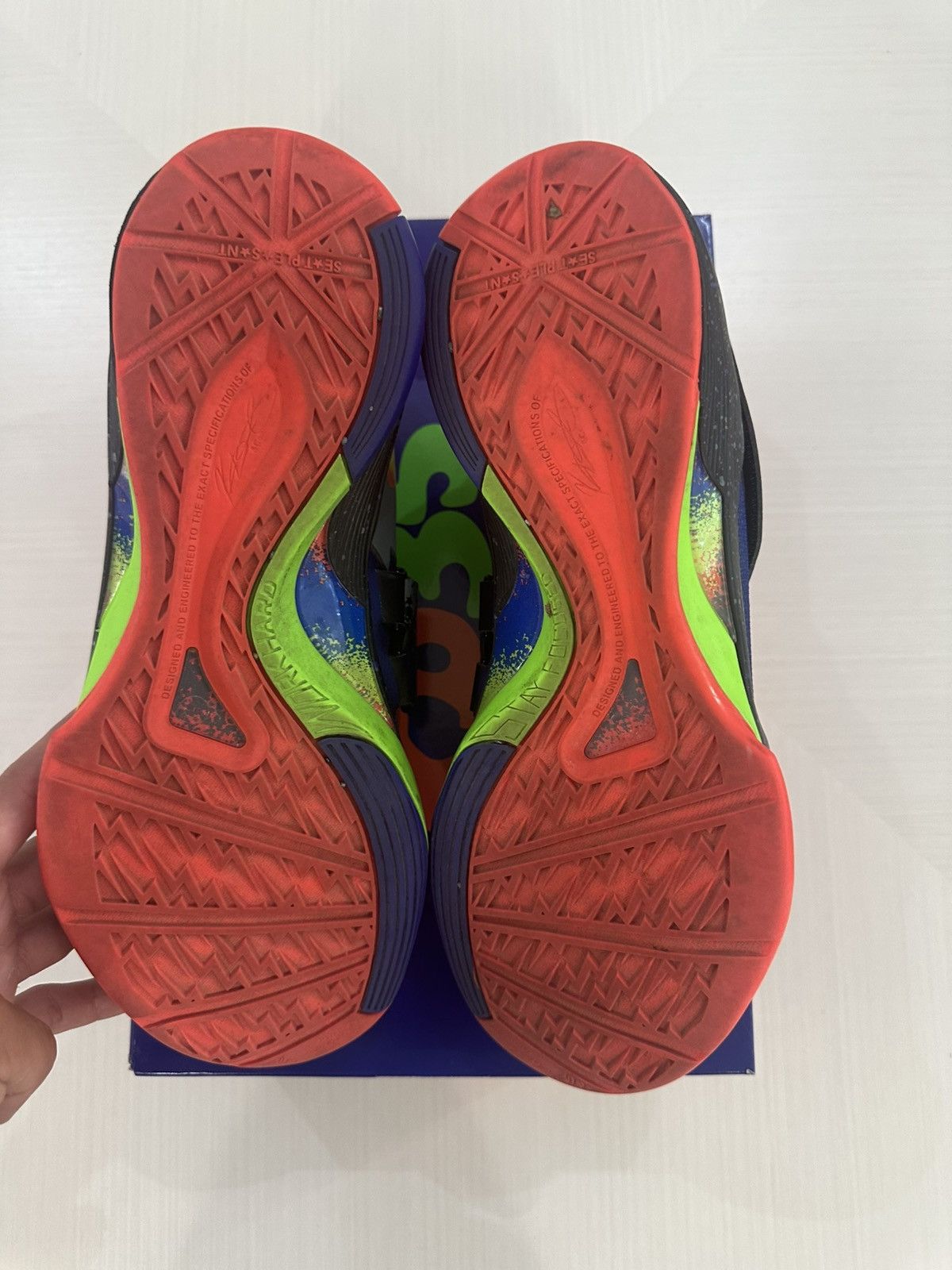 Nike Nike Kevin Durant Zoom KD 4 x Nerf 2024 size 9.5M used Size US 9.5 / EU 42-43 - 5 Thumbnail
