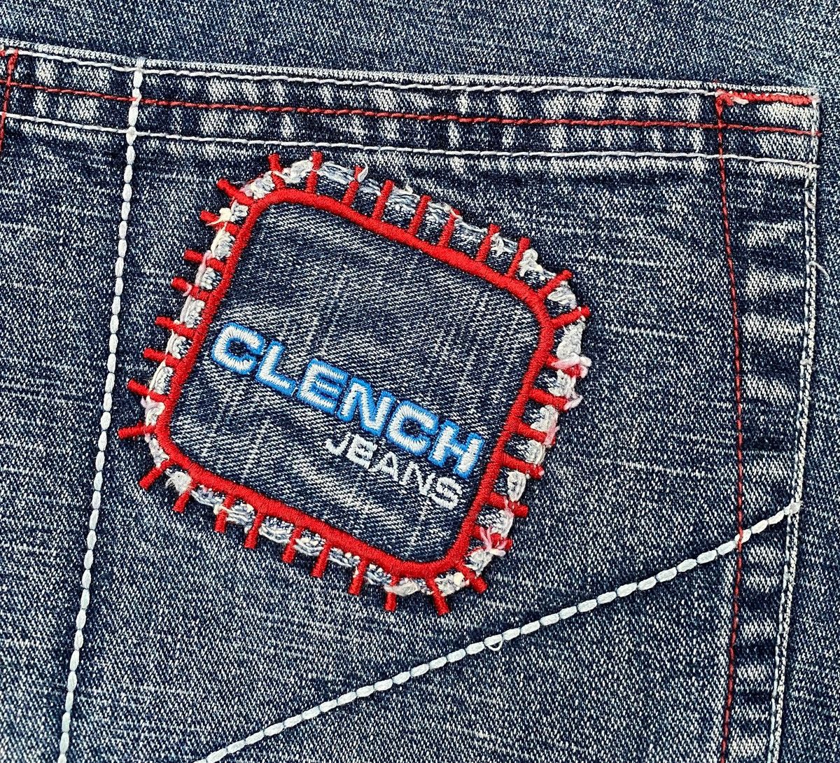 Clench 90’s Clench Jeans Co Patchwork Baggy Jeans 34”x 31” Size US 34 / EU 50 - 7 Thumbnail