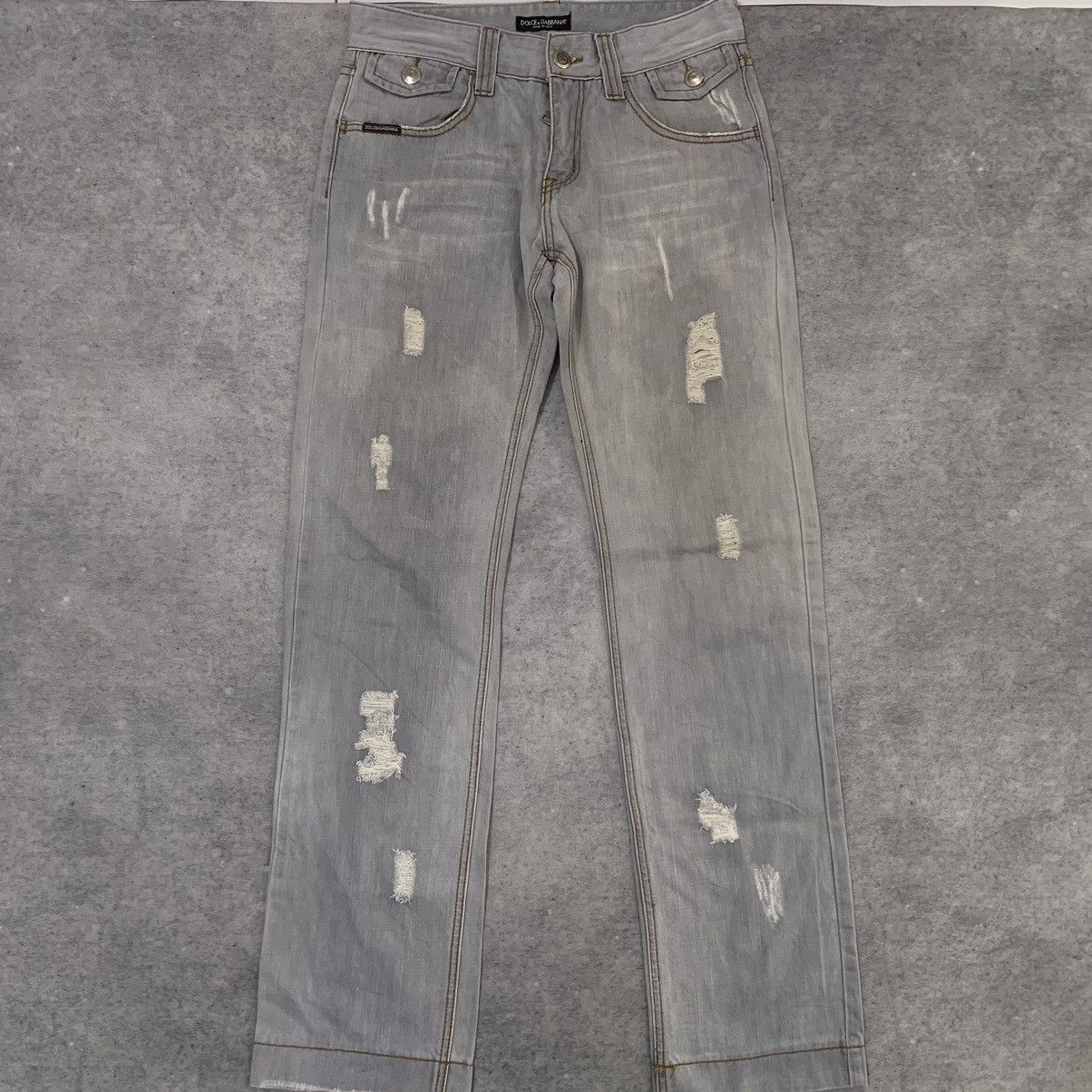 Dolce & Gabbana Dolce & Gabbana Distressed Jeans Size US 32 / EU 48 - 1 Thumbnail