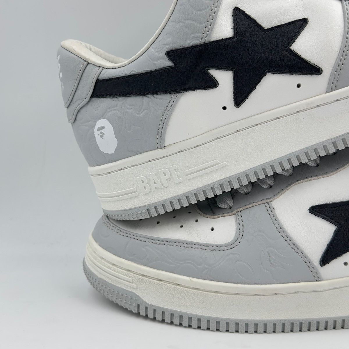 Bape A Bathing Ape Bapesta Grey/Black 2021 Size US 10 / EU 43 - 6 Thumbnail