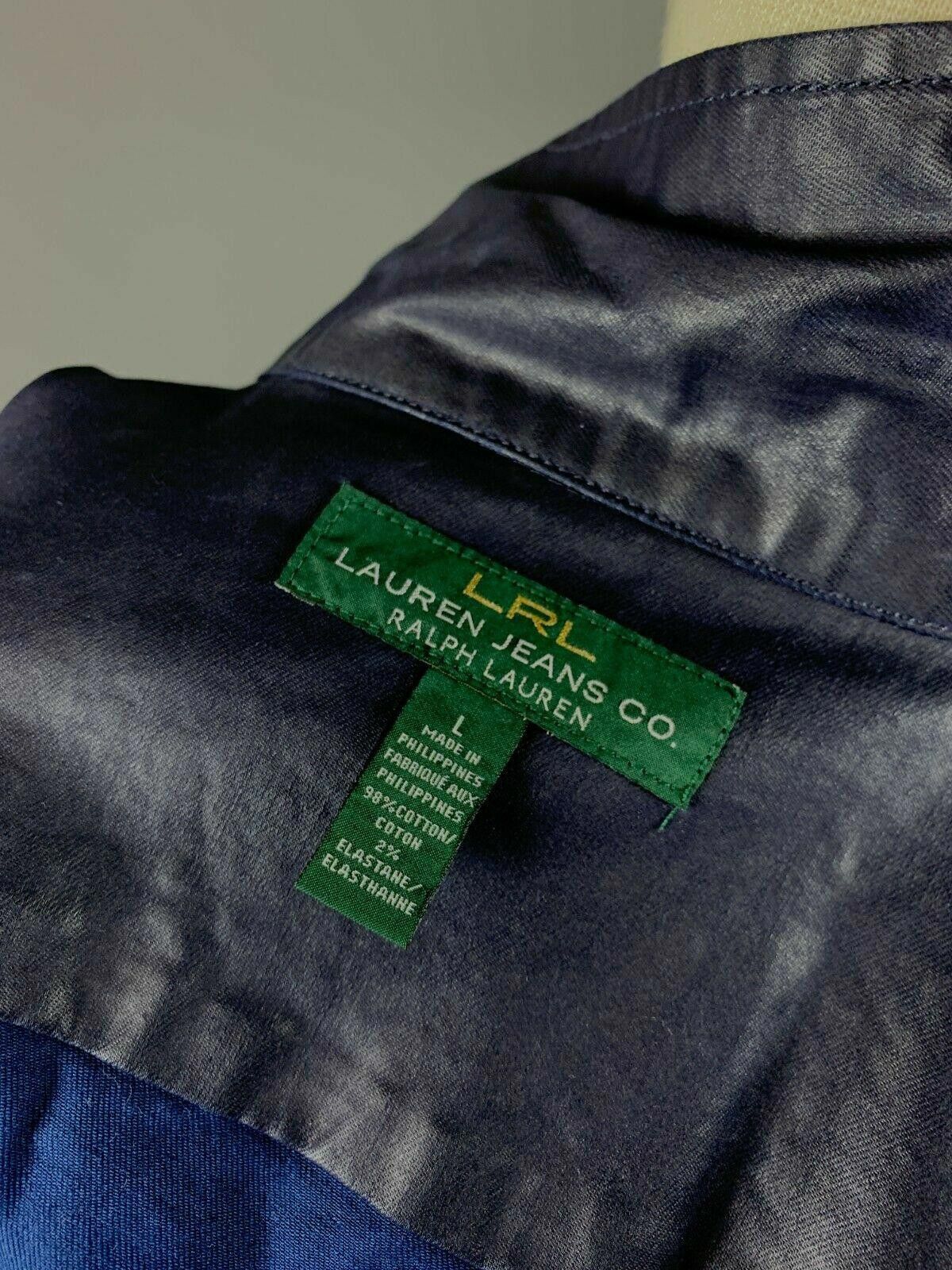 Polo Ralph Lauren Ladies Lauren Jeans Co Ralph Lauren Collared Jacket Size L Size L / US 10 / IT 46 - 9 Thumbnail