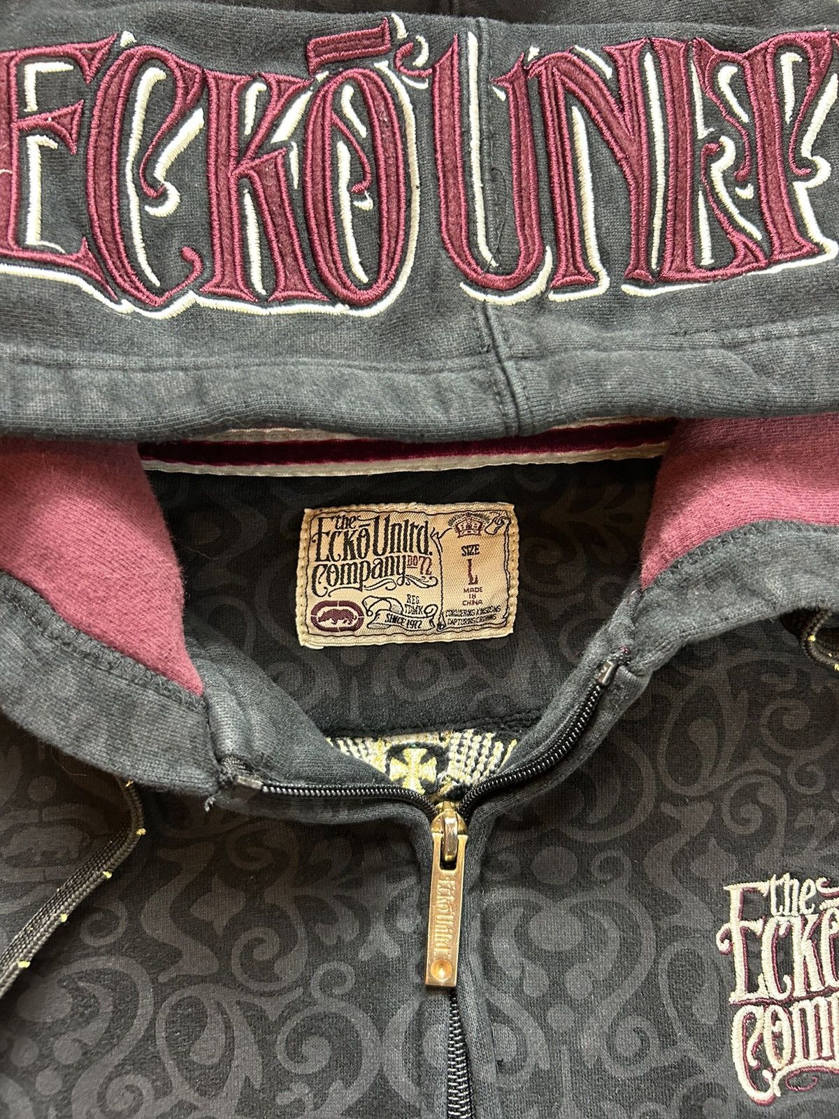 Ecko Unltd. Y2K Ecko Unlimited Zip Up Hoodie Size US L / EU 52-54 / 3 - 4 Thumbnail