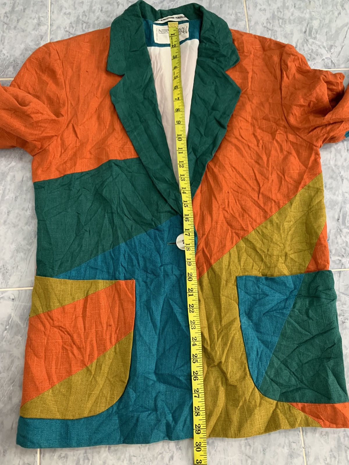 Art Comes First Vtg International Scene Multicolour Coat Jacket Size M / US 6-8 / IT 42-44 - 11 Thumbnail