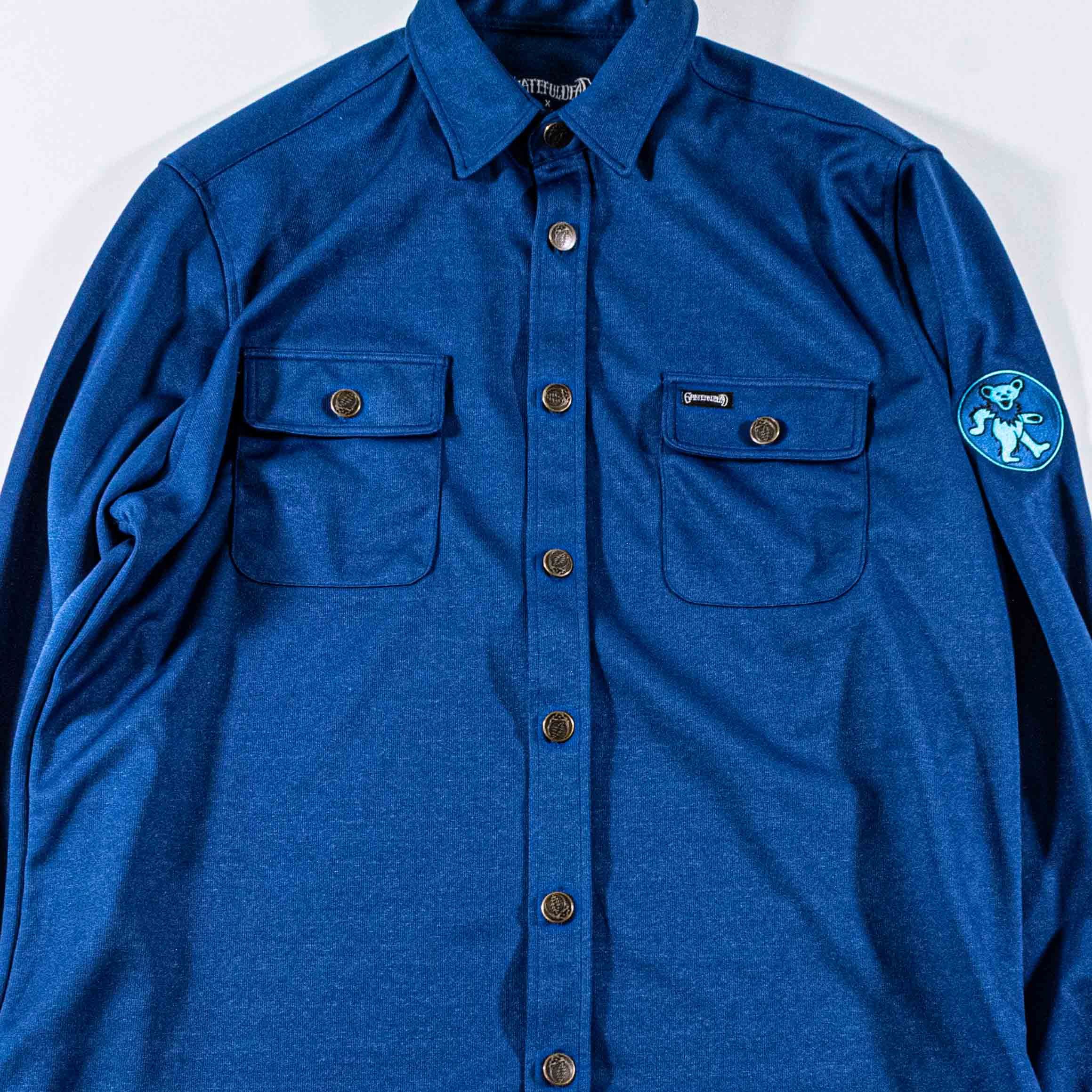 Grateful Dead Section 119 Grateful Dead Dancing Bear Button Down Shirt Size US XL / EU 56 / 4 - 4 Thumbnail