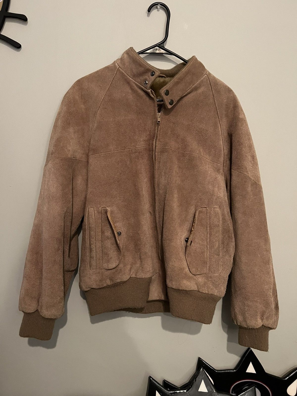 Vintage VINTAGE SUEDE UTILITY JACKET Size US M / EU 48-50 / 2 - 7 Thumbnail