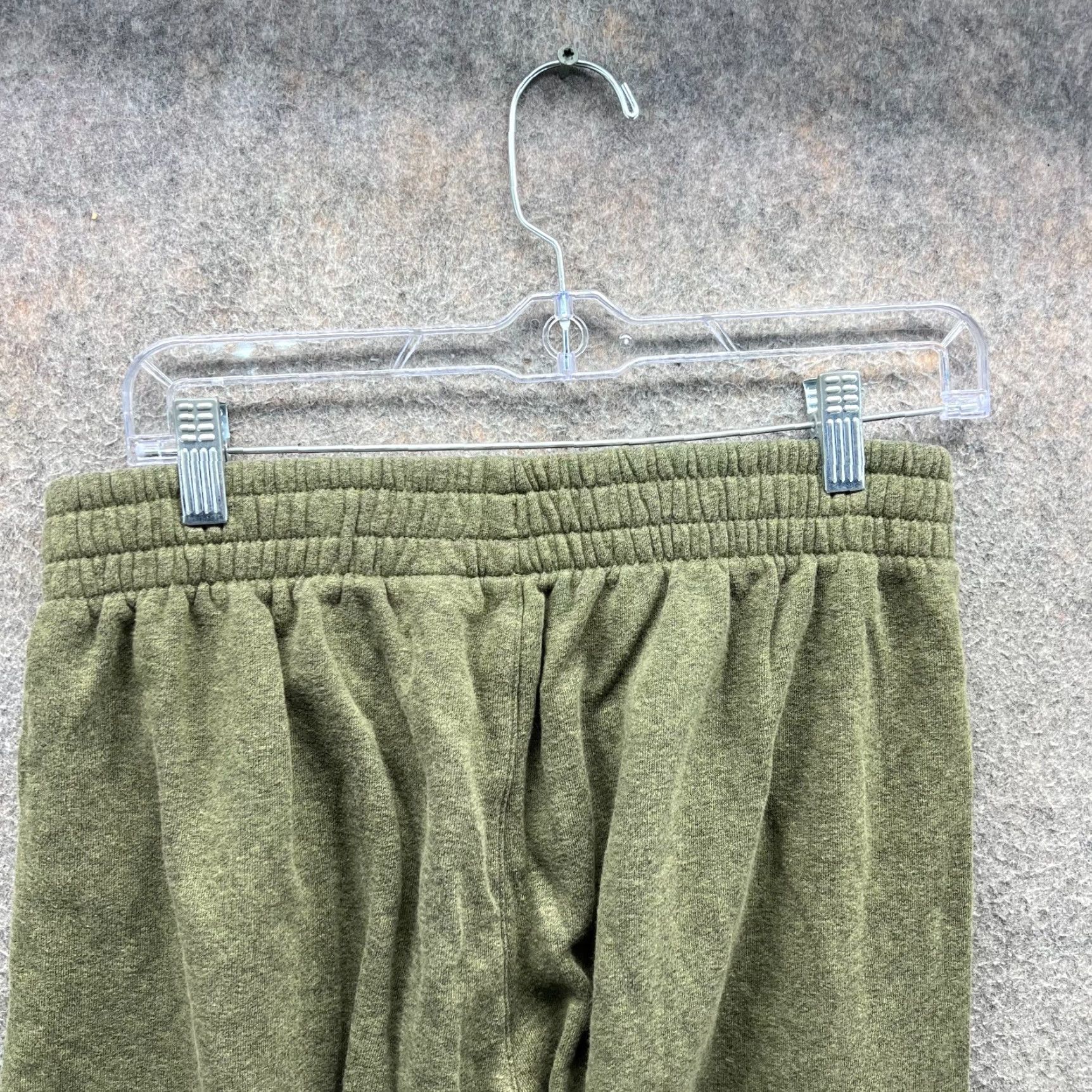 Adidas VINTAGE adidas Jogger Mens Medium Green Olive Fleece Sweatpants Trefoil Tapered Pants Regular Size US 31 - 5 Thumbnail
