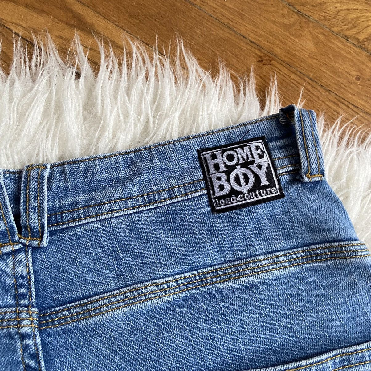 Japanese Brand × Vintage 📌 HomeBoy Loud Couture X-tra Baggy Denim Y2K Jeans Size US 28 / EU 44 - 6 Thumbnail