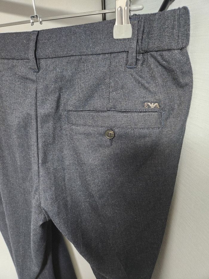 Emporio Armani Emporio Armani 밴딩디데일 Trousers Size US 32 / EU 48 - 5 Thumbnail