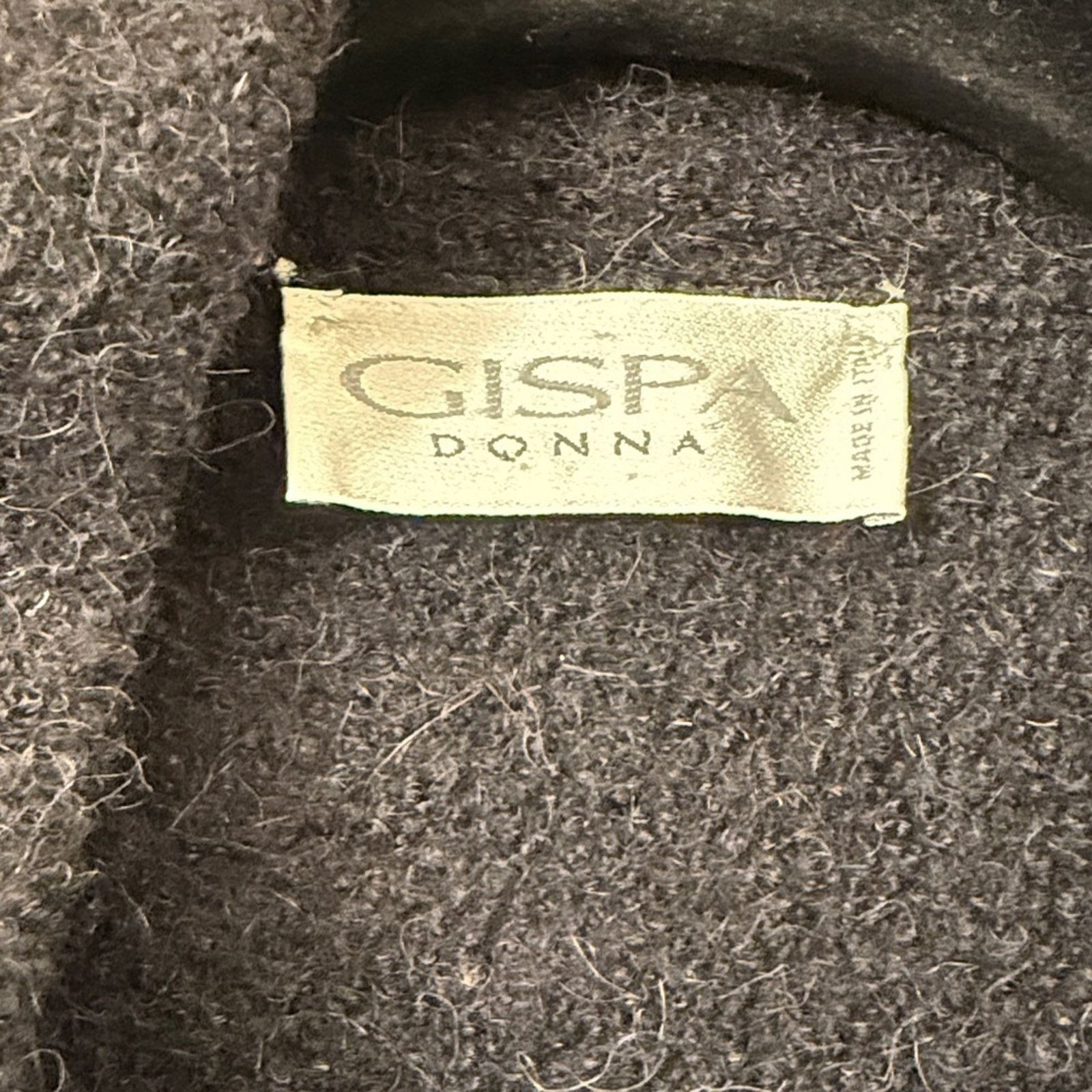 Other Gispa Donna Italy alpaca draped Black Oversized Coat Size L / US 10 / IT 46 - 3 Thumbnail