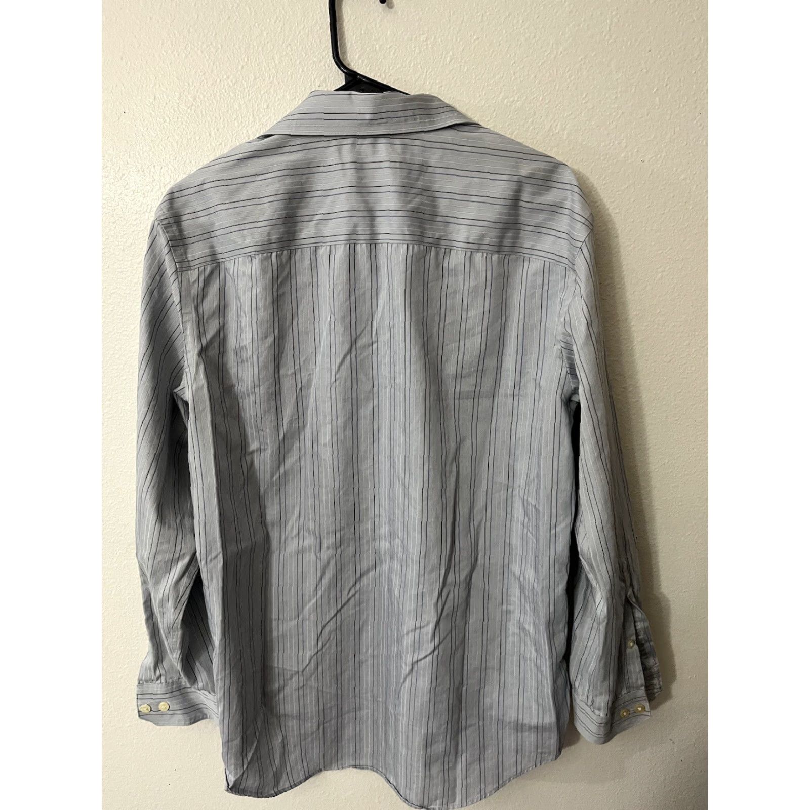 Kenneth Cole VINTAGE Kenneth Cole Shirt Mens 16 Blue Striped Non Iron Slim Fit Button-Up Shirt Mens 16 Blue Striped Non Iron Slim Fit Button-Up Size US L / EU 52-54 / 3 - 2 Thumbnail