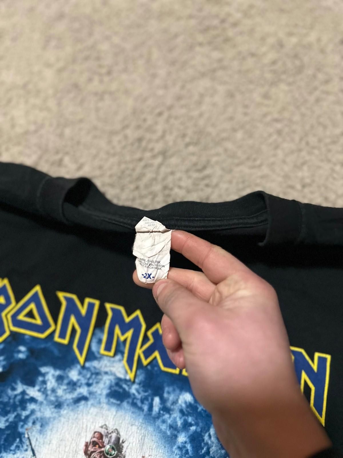 Tornado Mart Iron Maiden Somewhere Back In Time World Tour 2008 T-Shirt Size US XL / EU 56 / 4 - 5 Thumbnail