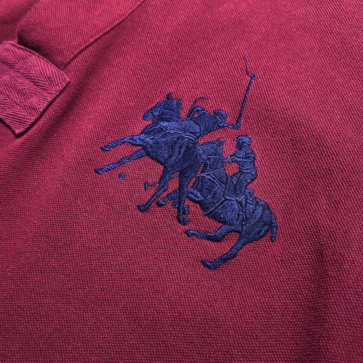 Polo Ralph Lauren × Vintage Long Sleeve Polo Dual Match Leather Edition Size US XXL / EU 58 / 5 - 5 Thumbnail