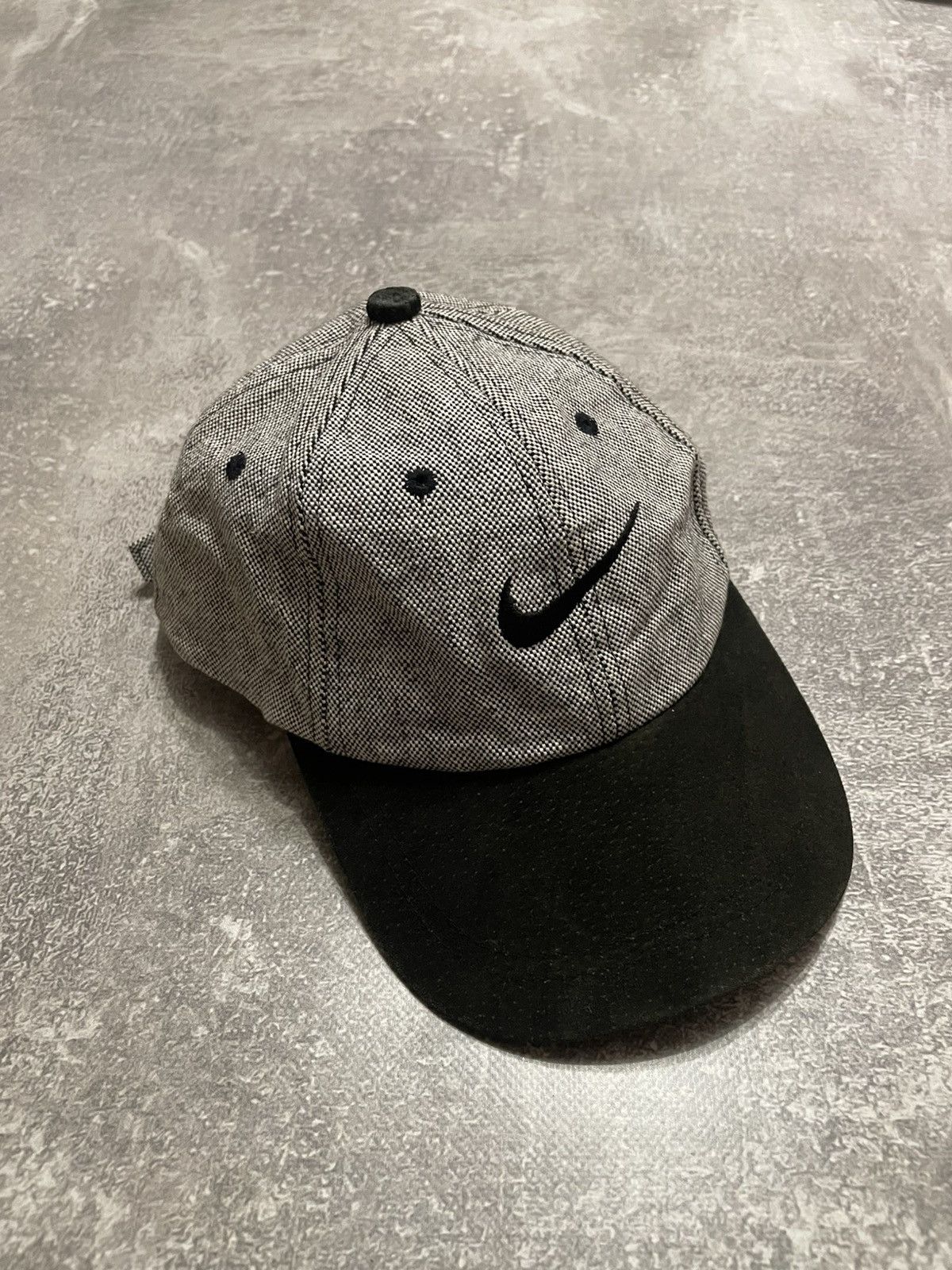 Nike × Vintage Vintage Nike Swoosh Logo Y2K Cap Hat Size ONE SIZE - 1 Thumbnail