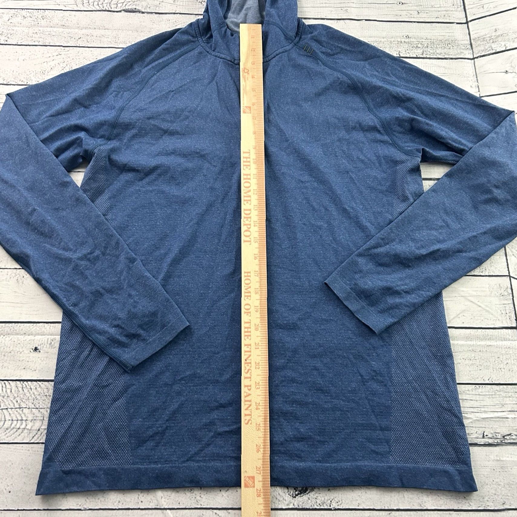 Lululemon Lululemon Metal Vent Tech Long Sleeve 1/4 Zip Lightweight Hoodie Men's Large Blue Jacket Activewear Size US L / EU 52-54 / 3 - 2 Thumbnail