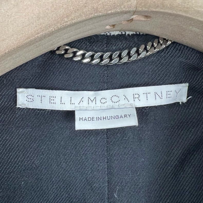 Celine Stella McCartney Houndstooth Pattern Blazer Size M / US 6-8 / IT 42-44 - 3 Thumbnail