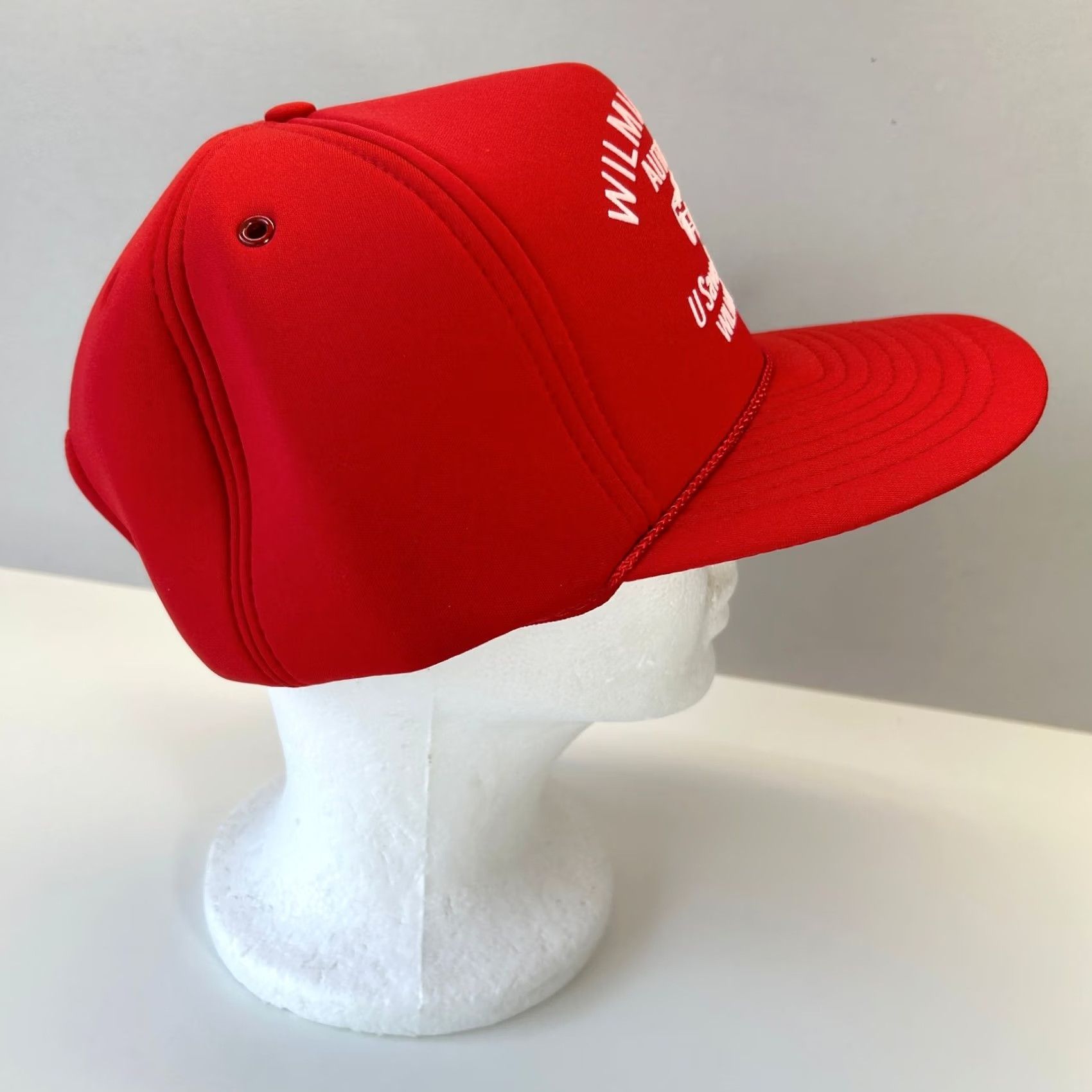 Vintage VINTAGE Madhatter Trucker Hat Red Foam Cars 80s 90s USA Adjustable Men One Size Size ONE SIZE - 5 Thumbnail