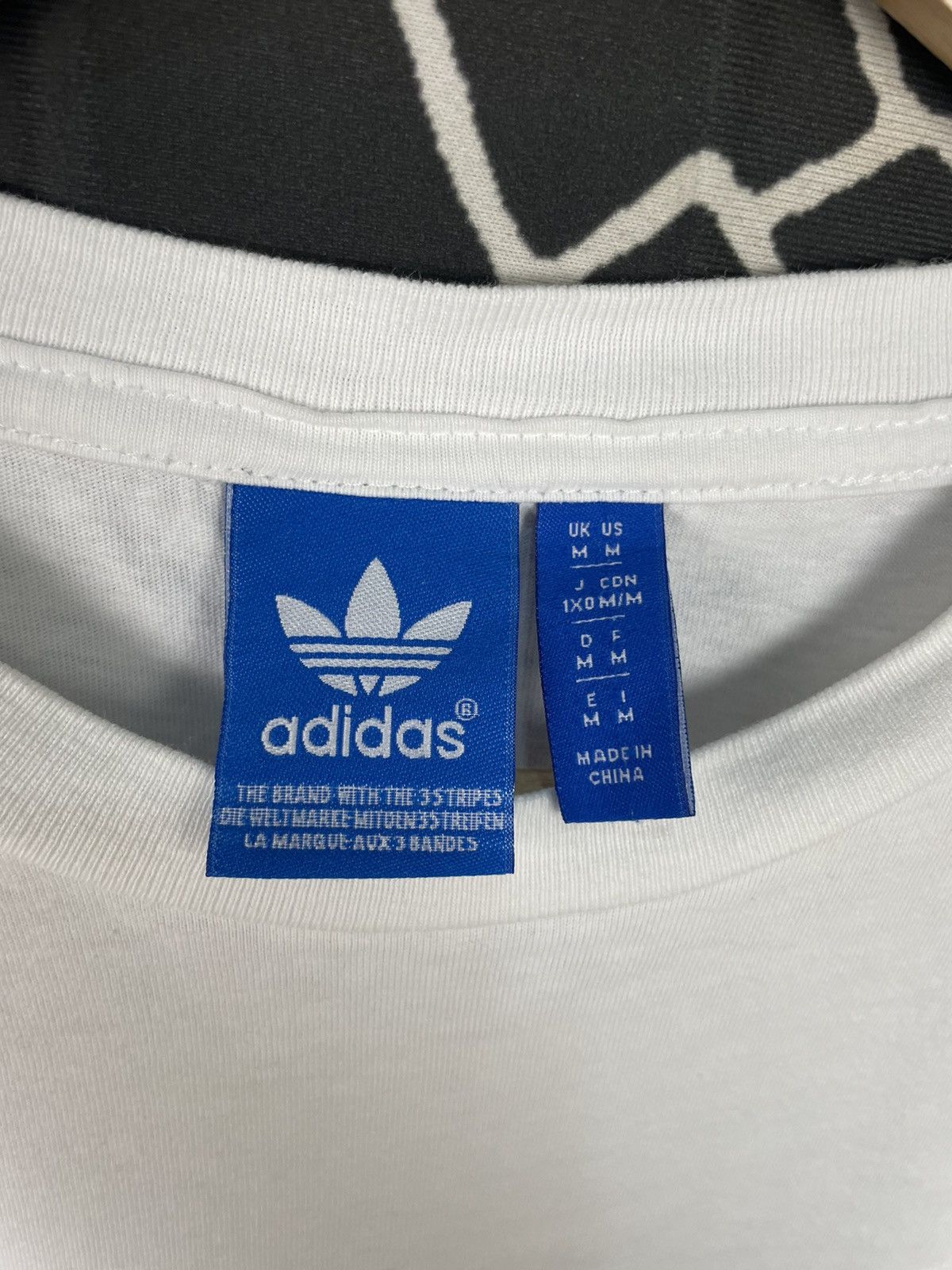 Adidas × Vintage Adidas Classic Big Logo White Tee Size US M / EU 48-50 / 2 - 4 Thumbnail
