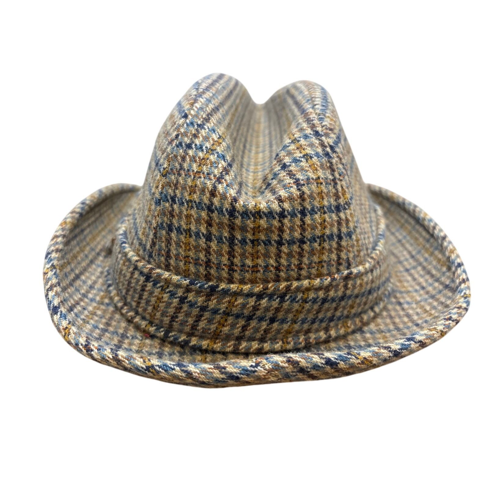 Towncraft VTG 1969 NWT Towncraft 100% Wool Fedora hat trilby Medium Size ONE SIZE - 3 Thumbnail