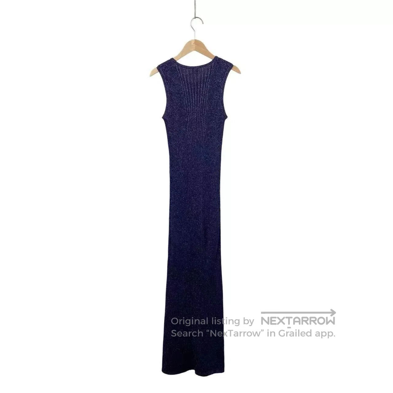 Loewe sleeveless knitted dress with logo from loewe. Size M / US 6-8 / IT 42-44 - 2 Thumbnail