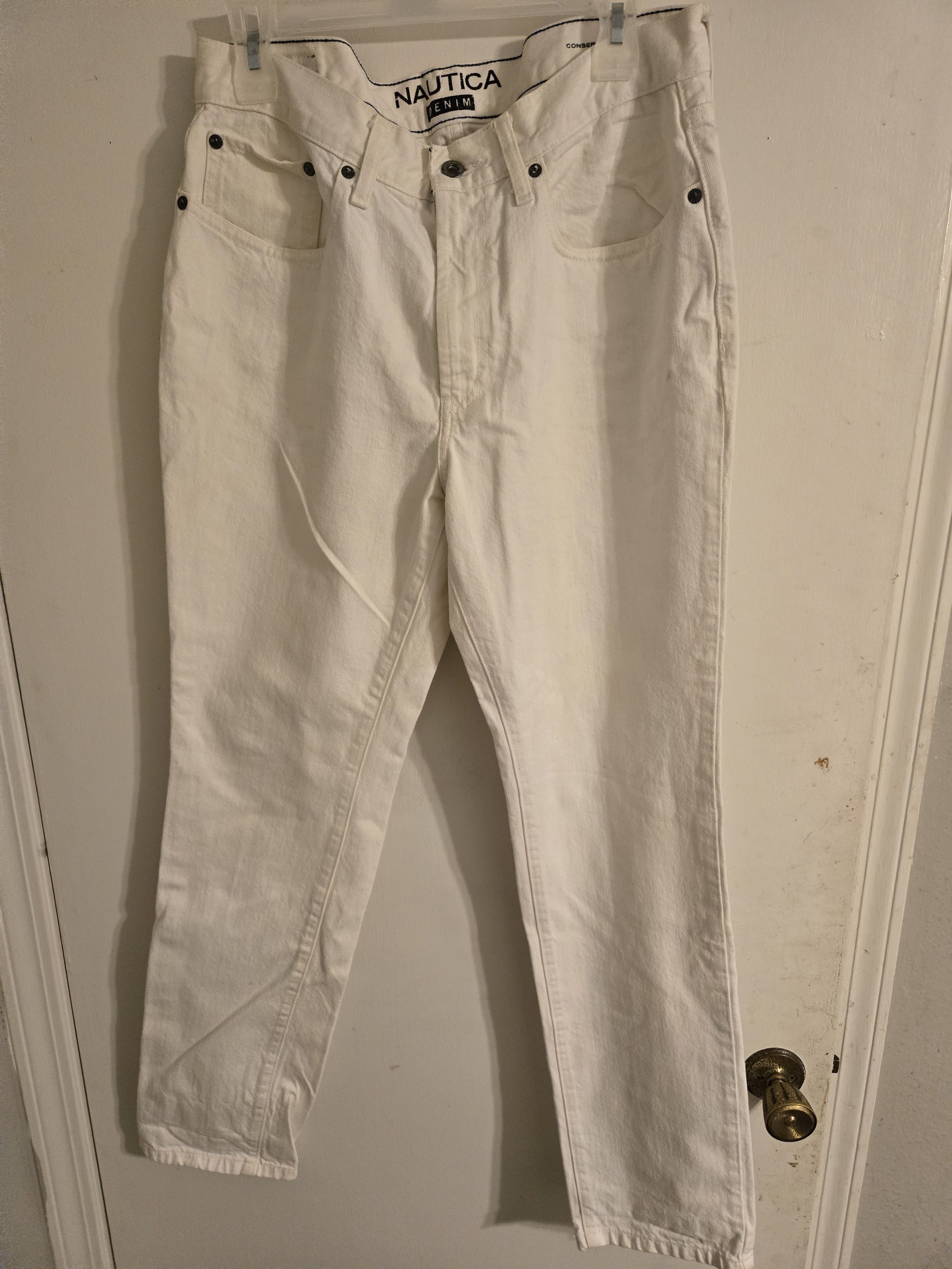Nautica Vintage White Nautica Jeans Size US 31 - 1 Thumbnail