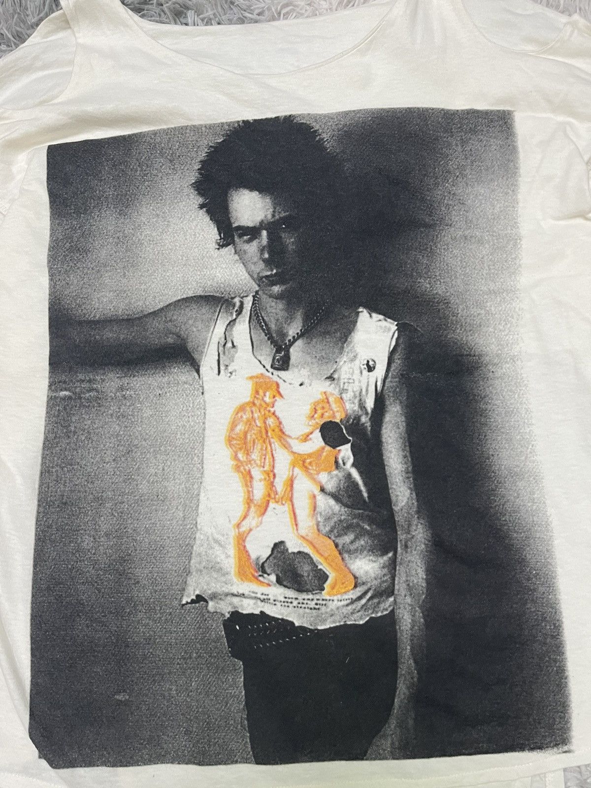 Band Tees 80s Seditionaries Anarchy Muslin Keith Richards 19th Shirt Size US L / EU 52-54 / 3 - 6 Thumbnail
