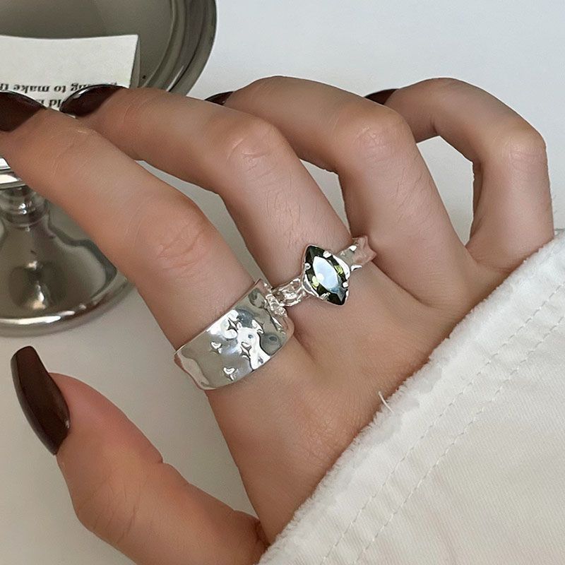 Jewelry New Design Jewelry Rings Open Size Chrome Ring (Size 7-13) Size ONE SIZE - 3 Thumbnail