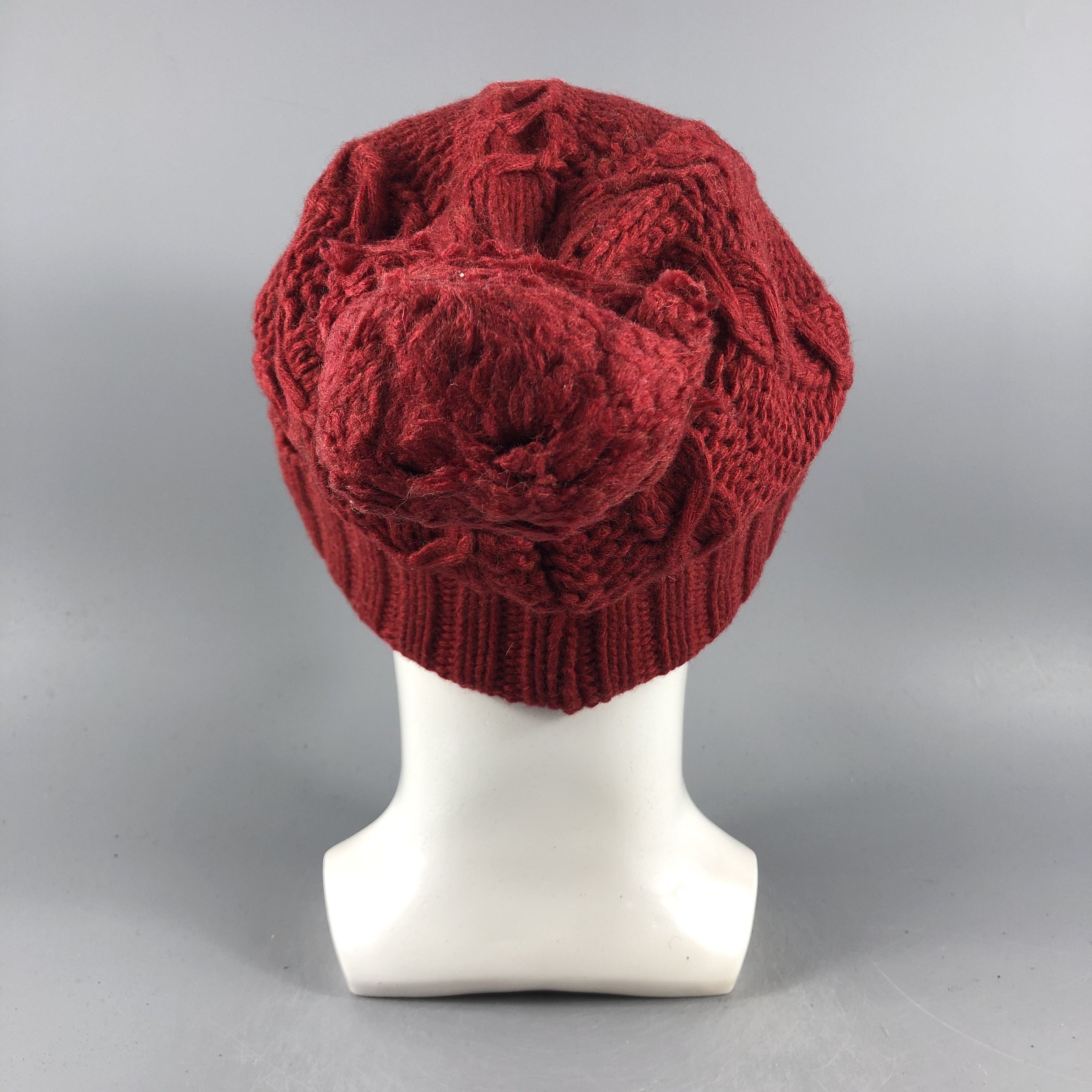 Diesel Diesel Aran Isle Beanie Snow Hat Snow Cap -D108 Size ONE SIZE - 2 Thumbnail