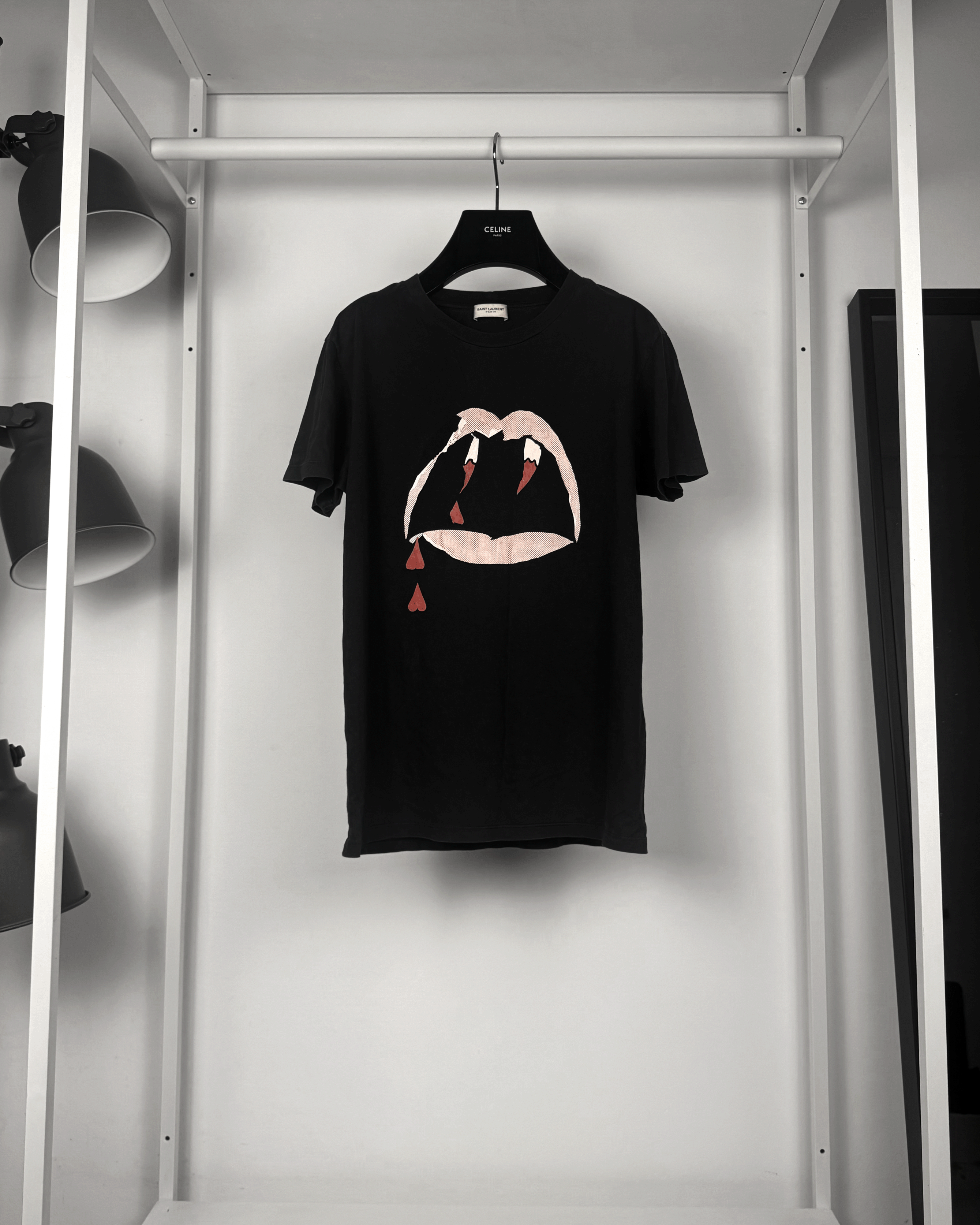 Hedi Slimane × Saint Laurent Paris SLP - SS16 Blood Luster Tee