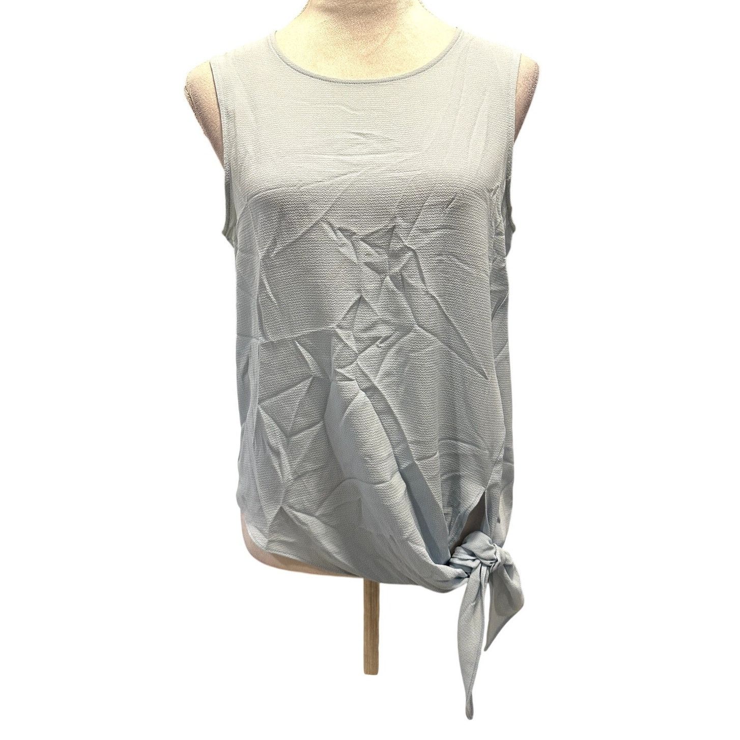 Vince Camuto Vince Camuto Light Blue Tie Front Tank Top Boho Chic S NWOT Size S / US 4 / IT 40 - 1 Thumbnail
