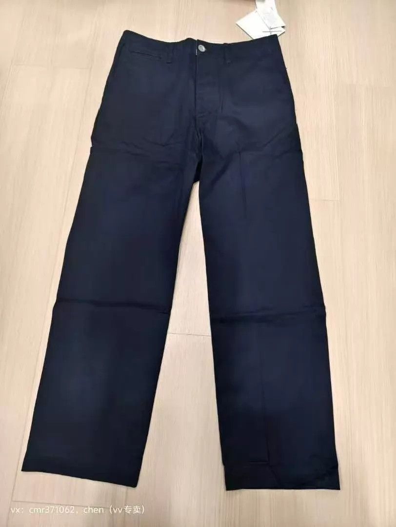 Visvim VISVIM 22 ICT FIELD CHINO PANTS navy 2 distressed Size US 32 / EU 48 - 1 Thumbnail