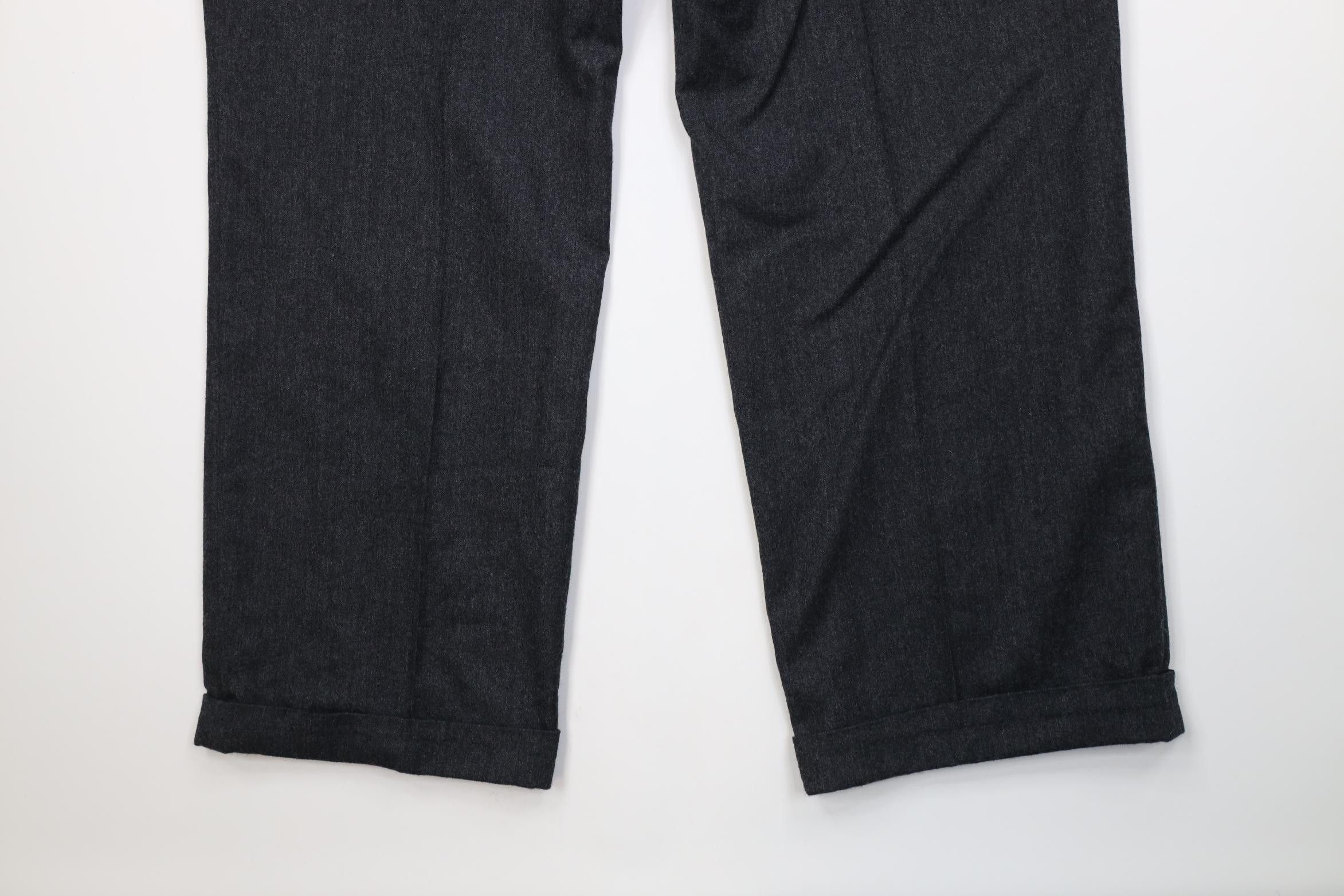 Vintage Vintage 70s Streetwear Knit Wide Leg Chino Pants Gray USA Size US 40 / EU 56 - 14 Thumbnail