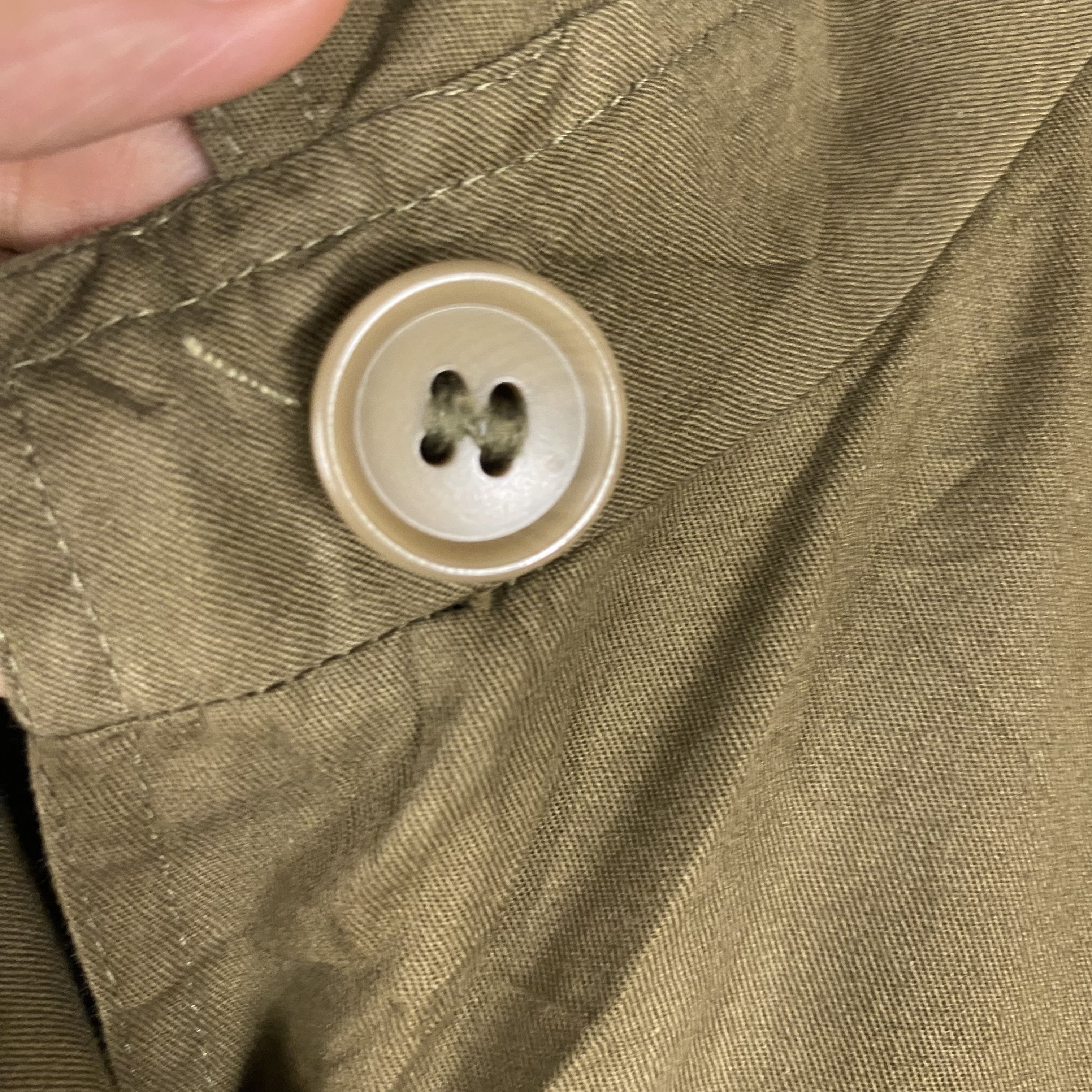 Max Mara 💥80s MAX MARA SPORTMAX OLIVE TRENCH JACKET Size L / US 10 / IT 46 - 9 Thumbnail
