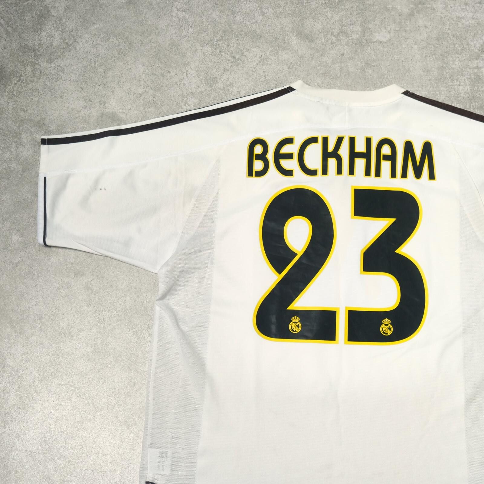 Adidas 2003/04 Real Madrid Home Shirt Adidas Beckham (L) Size US L / EU 52-54 / 3 - 4 Thumbnail