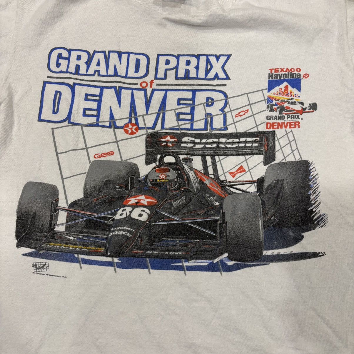 Delta Vintage Denver Grand Prix Tshirt, Men’s L, Racing Motorsport Size US L / EU 52-54 / 3 - 2 Thumbnail