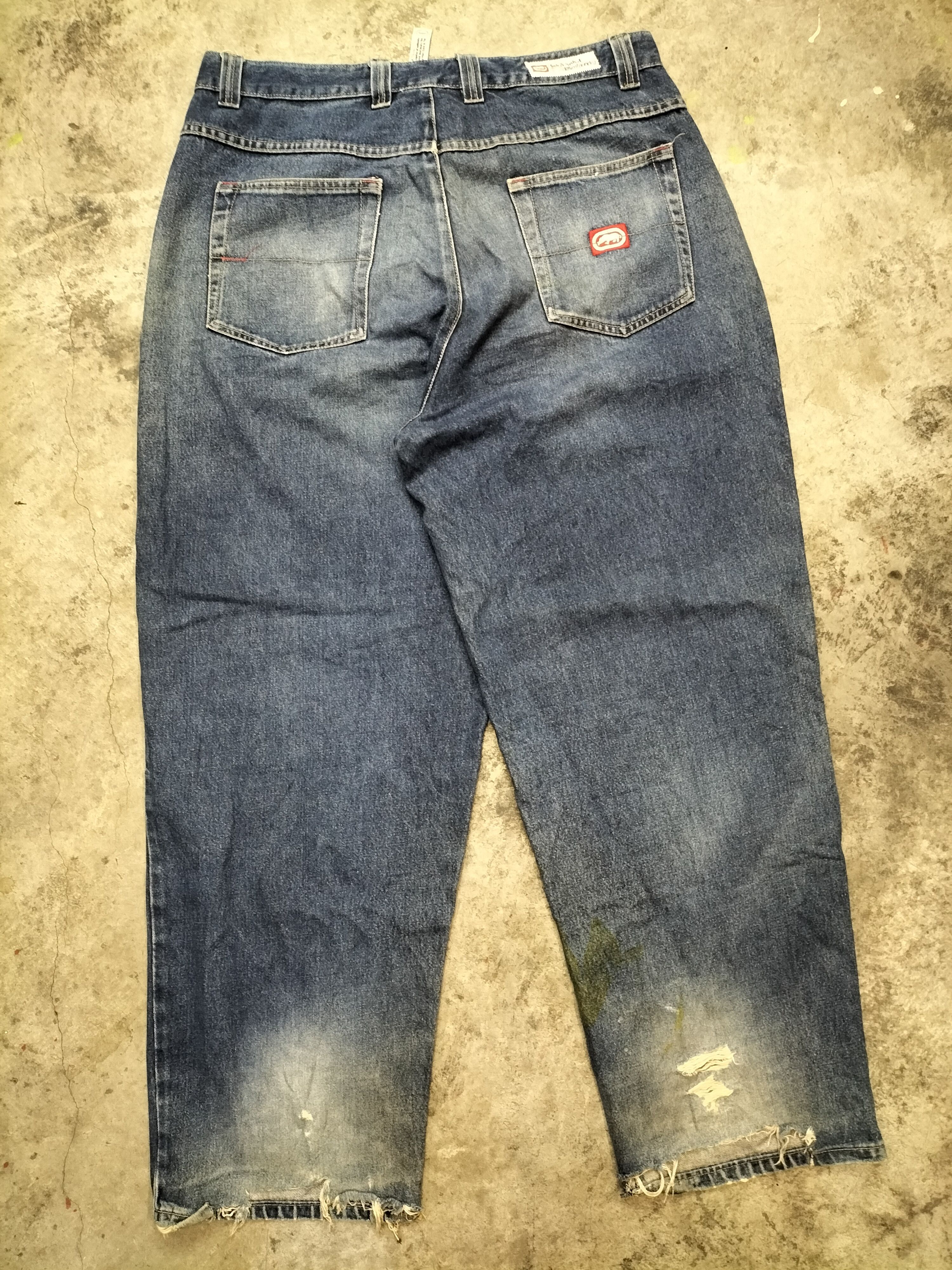 Ecko Unltd. Ecko SZ 40 Denim Ripped Jeans Size US 38 / EU 54 - 2 Thumbnail