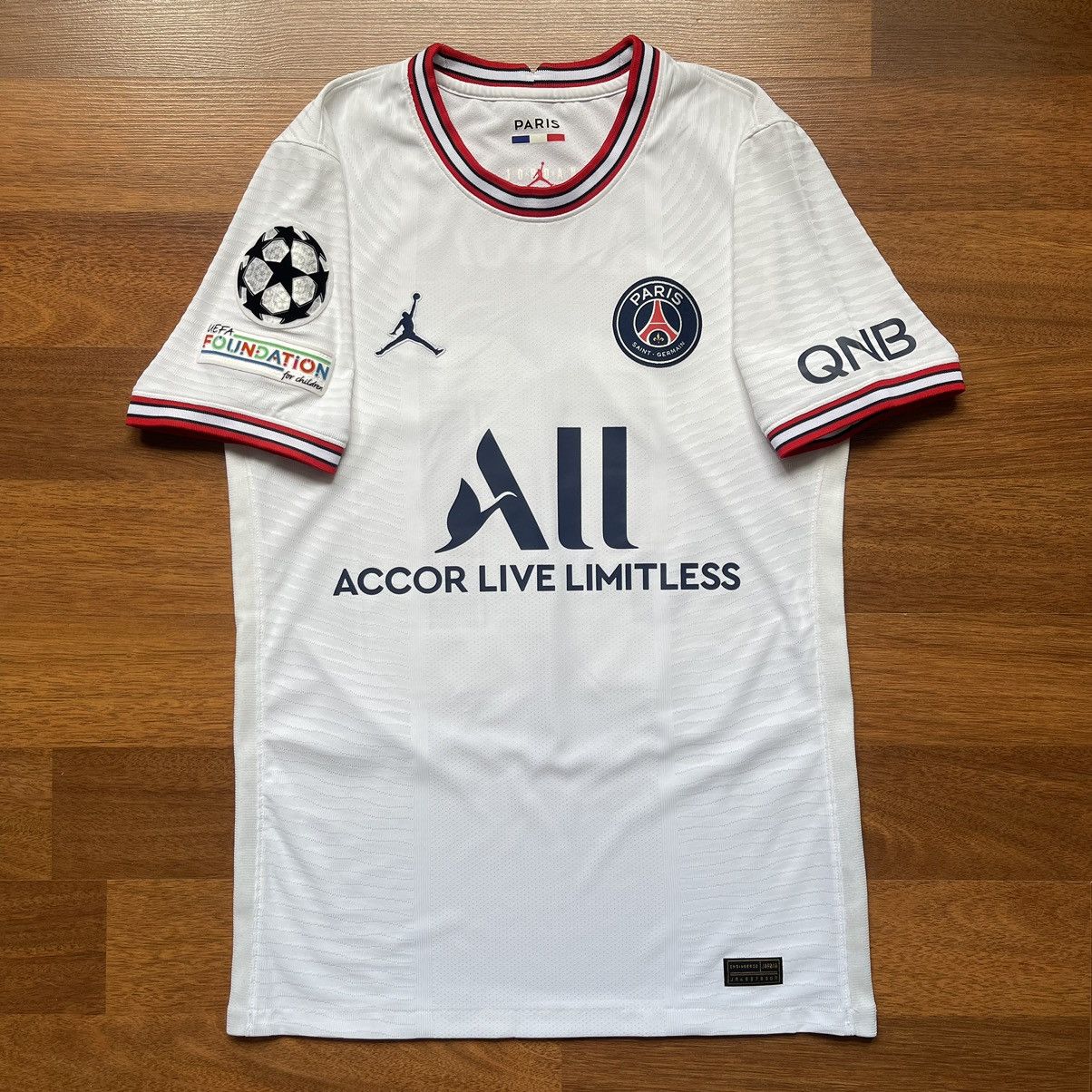 Jordan Brand × Nike × Vintage PSG NIKE 2021/22 SOCCER FOURTH PLAYER ISSUE JERSEY #30 MESSI Size US S / EU 44-46 / 1 - 2 Thumbnail